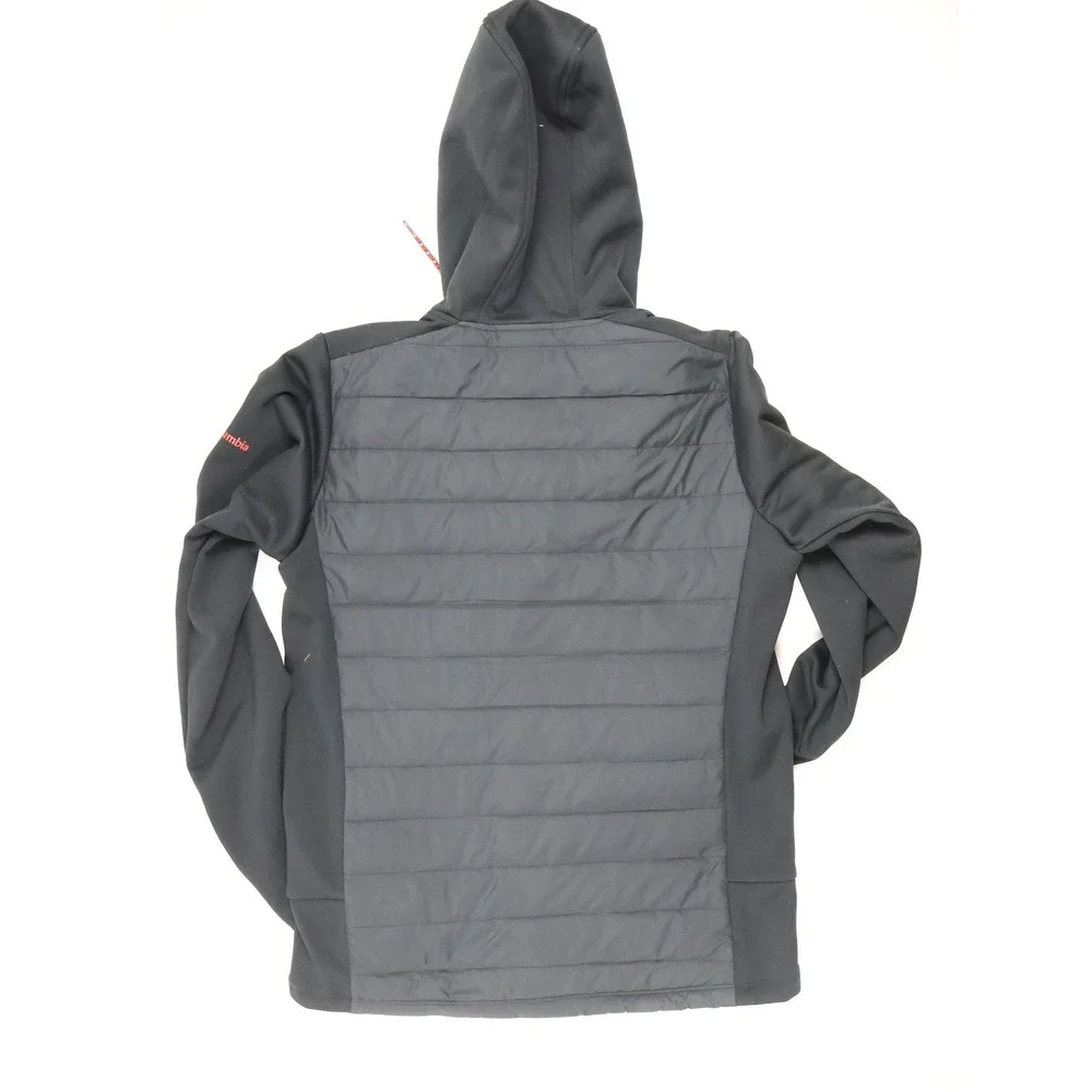 Columbia CLG Out-Shield Hybrid Hoodie Wisconsin Badgers Black M NEW MSRP 120